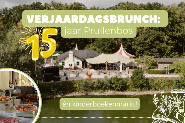 14/11: Verjaardagsbrunch 15 jaar Prullenbos! En kinderboekenmarkt!
