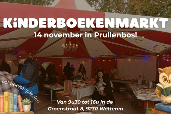 14/11 Tweedehands Kinderboekenmarkt!