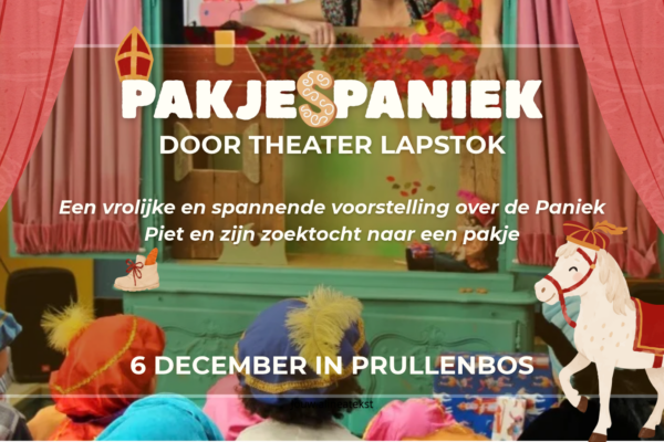 6/12 "PakjesPaniek": Een muzikale voorstelling door Theater Lapstok